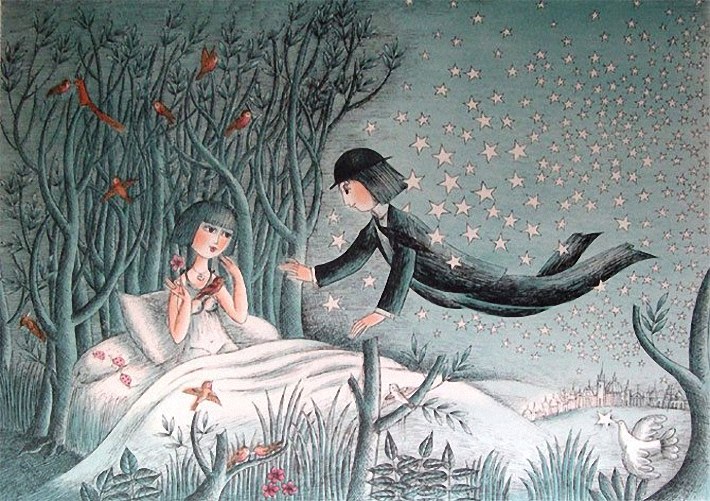 The Lovers' Dream by Raymond Peynet
